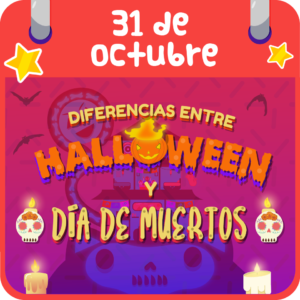 31 de octubre. Diferencias entre Halloween y Día de Muertos 