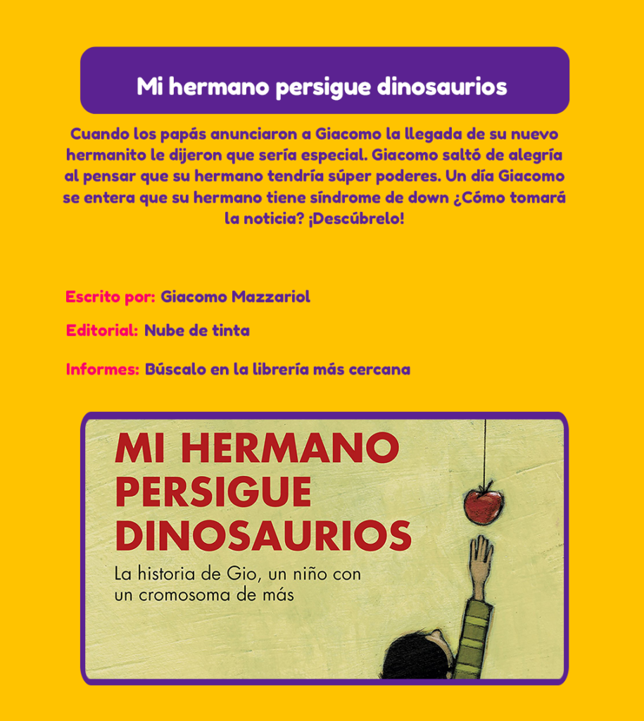 Libro. Mi hermano persigue dinosaurios – Once Niñas y Niños