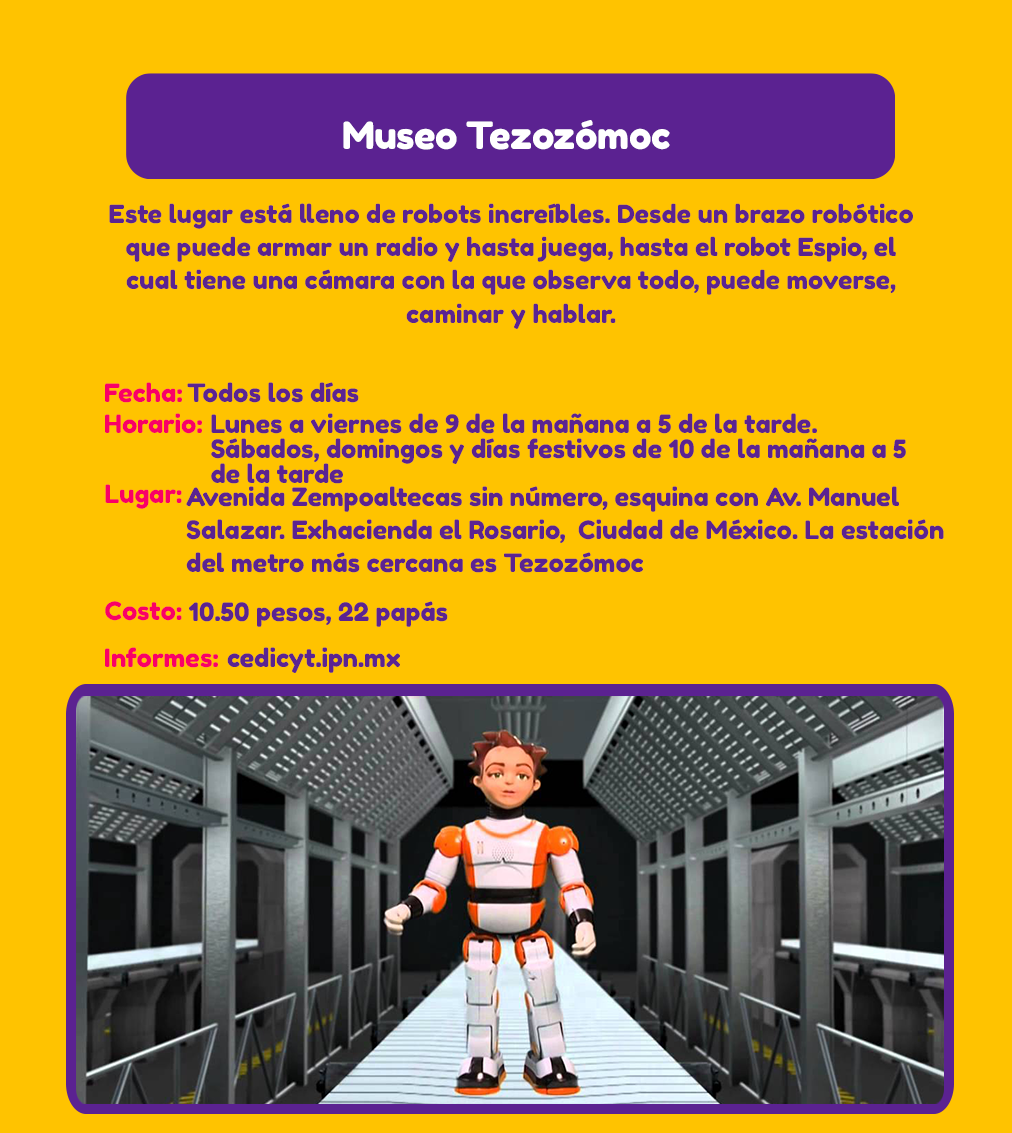 Museo Tezozómoc – Once Niñas y Niños