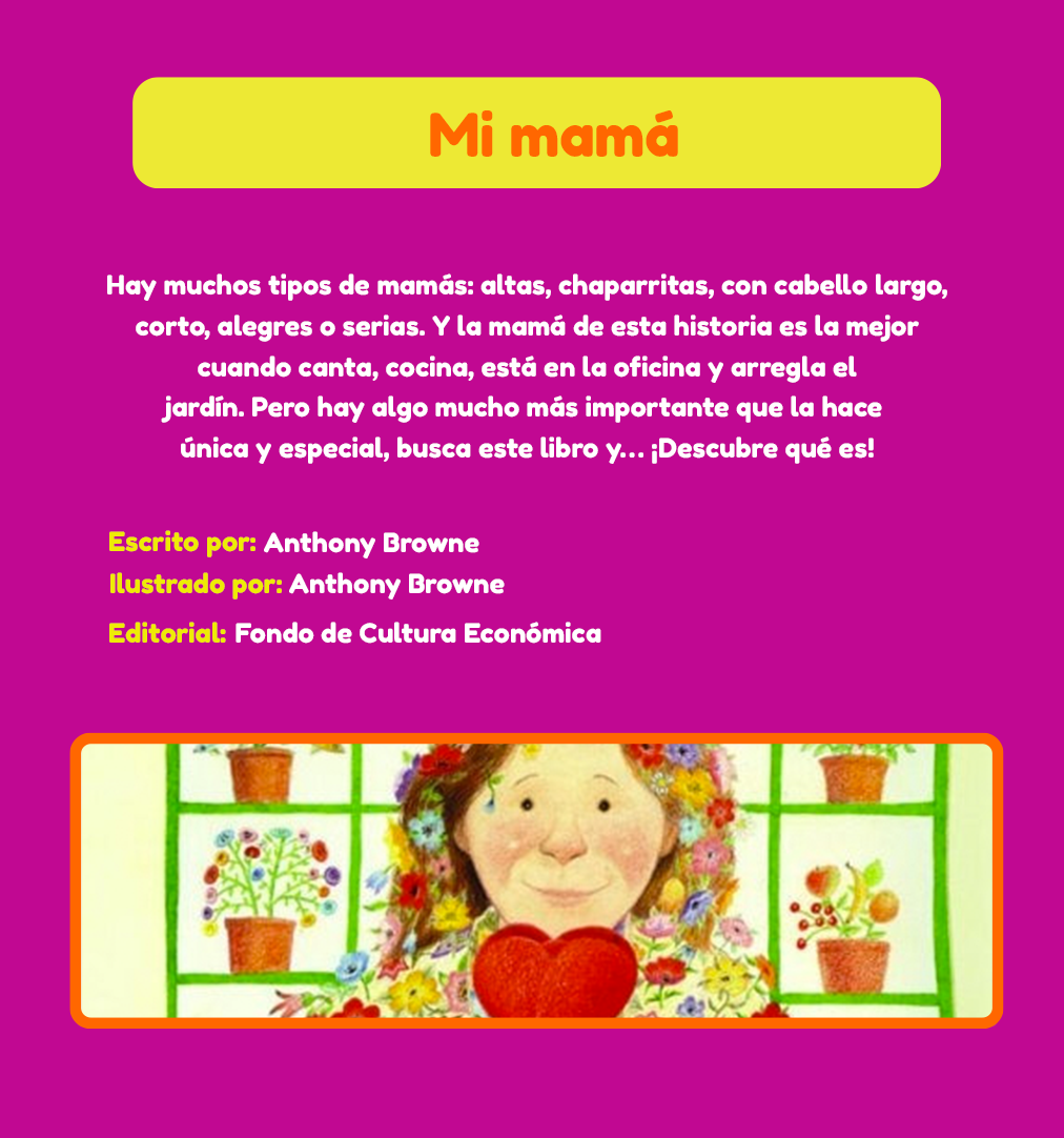 Libro. Mi mamá – Once Niñas y Niños