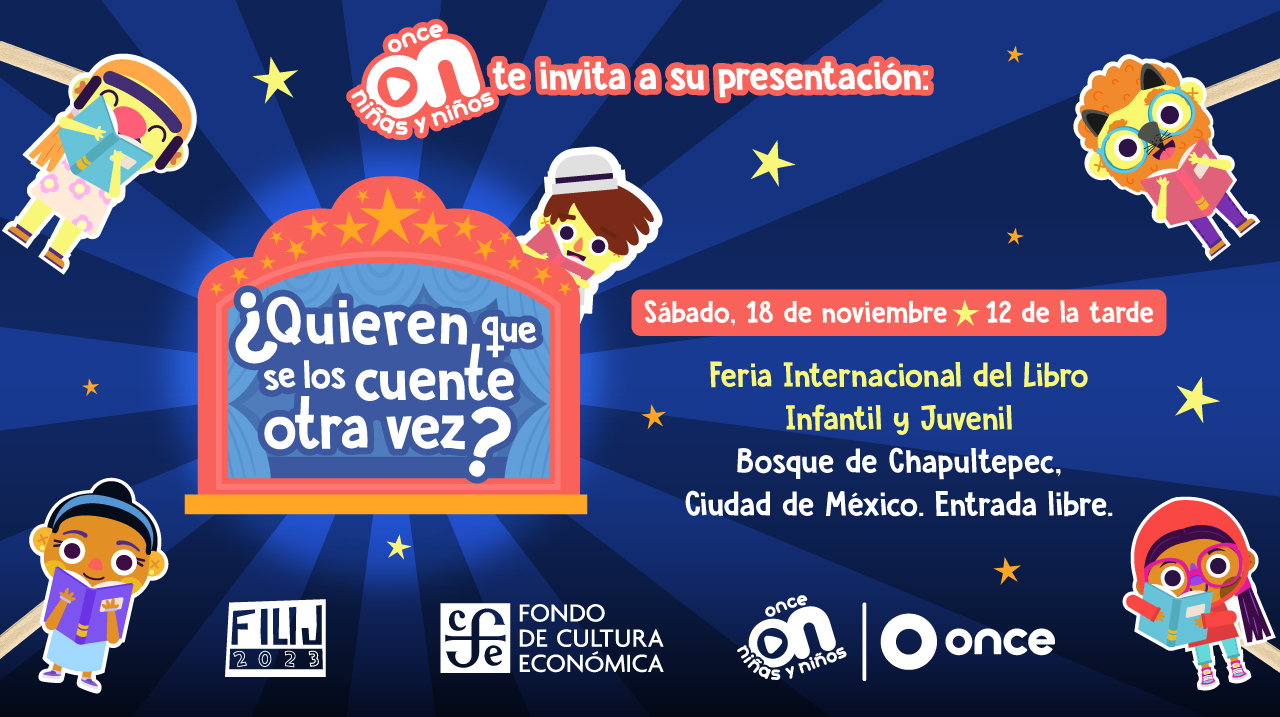 Once Niñas y Niños en la Feria Internacional del Libro Infantil y juvenil 2023