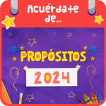 Botón Prpóitos de Año Nuevo, 2024