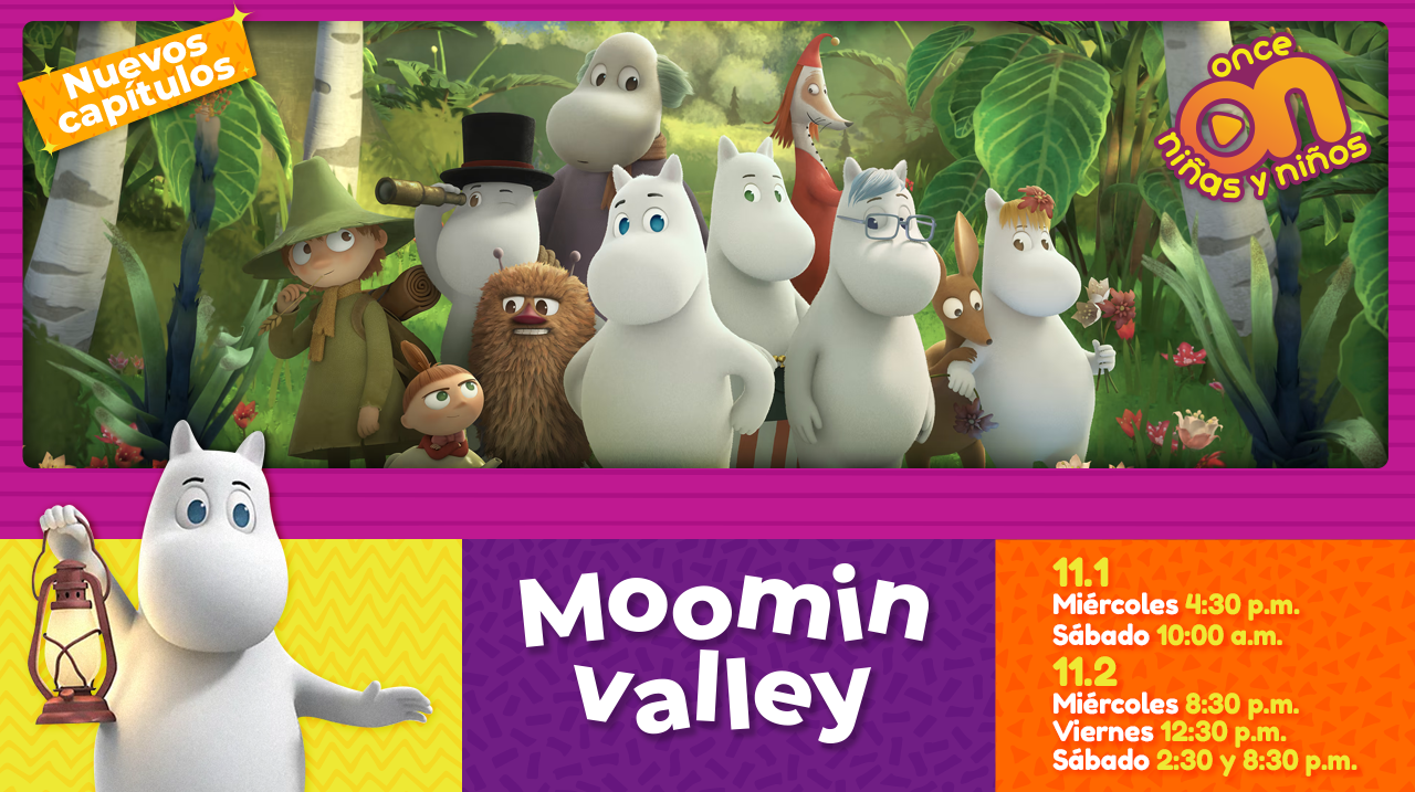 Moomin Valley Nuevos capítulos Once Niñas y Niños